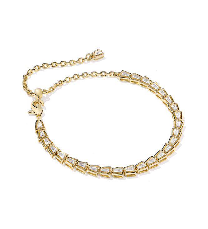 Kendra Scott Bella Tennis Bracelet White CZ