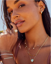 Load image into Gallery viewer, Kendra Scott Brynne Shell Pendant Necklace Gold Sea Green
