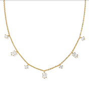 Load image into Gallery viewer, Kendra Scott Cailin Strand Necklace White CZ
