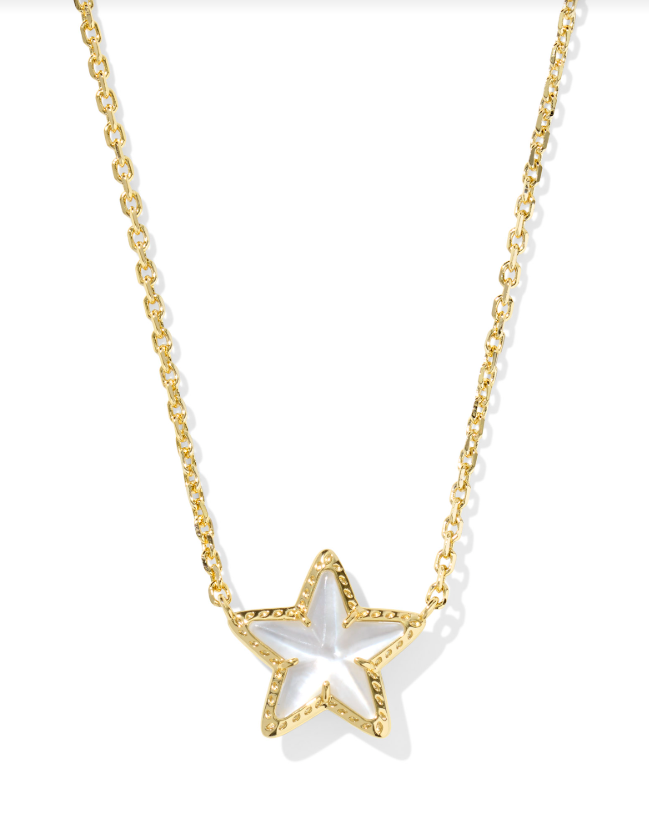 Kendra Scott Cassidy Short Pendant Necklace Ivory Mother of Pearl