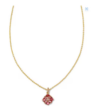 Load image into Gallery viewer, Kendra Scott Dira Crystal Necklace in Gold Pink Mix
