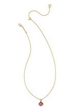 Load image into Gallery viewer, Kendra Scott Dira Crystal Necklace in Gold Pink Mix
