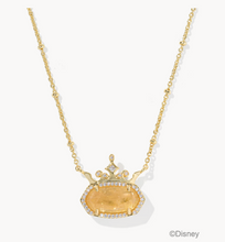 Load image into Gallery viewer, Kendra Scott Disney Princess Elisa Necklace in Gold Orange Citrine
