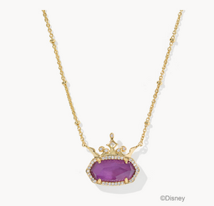 Kendra Scott Disney Princess Elisa Pendant Necklace Mauve Mother of Pearl