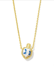 Load image into Gallery viewer, Kendra Scott Dreidel Short Pendant Necklace Ivory Mother of Pearl
