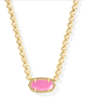 Load image into Gallery viewer, Kendra Scott Elisa Beaded Necklace Gold Azalea Illusion

