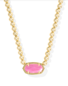 Kendra Scott Elisa Beaded Necklace Gold Azalea Illusion