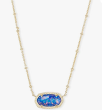 Load image into Gallery viewer, Kendra Scott Elisa Necklace Gold Indigo Opal
