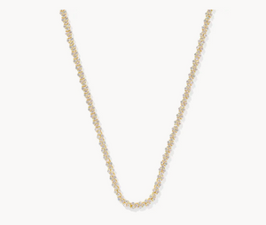 Kendra Scott Emery Tennis Necklace White Crystal