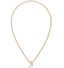 Load image into Gallery viewer, Kendra Scott Eve Multi Strand Chain Necklace White Pearl in Gold or Silver
