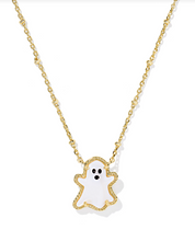 Load image into Gallery viewer, Kendra Scott Ghost Short Pendant White Mother of Pearl
