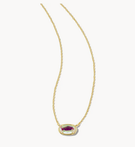 Kendra Scott Gold Grayson Necklace In Dichroic Glass