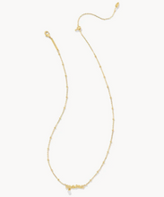 Load image into Gallery viewer, Kendra Scott Gold Mama Script Necklace with White Pearl
