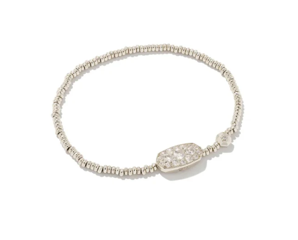 Kendra Scott Grayson Crystal Bracelet in Rhodium