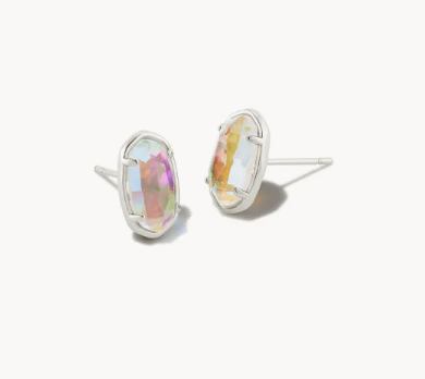 Kendra Scott Grayson Studs in Dichroic Glass