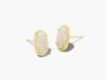 Load image into Gallery viewer, Kendra Scott Grayson Studs in Gold Iridescent Drusy
