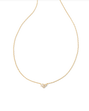 Load image into Gallery viewer, Kendra Scott Henry Pendant Necklace White CZ
