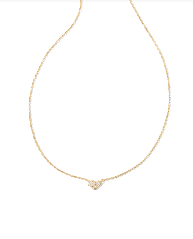 Kendra Scott Henry Pendant Necklace White CZ