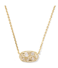 Load image into Gallery viewer, Kendra Scott Holland Pendant Necklace in White CZ
