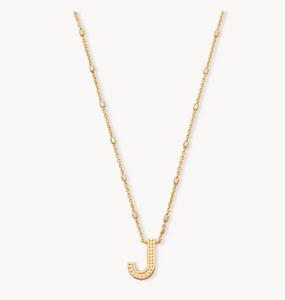 Kendra Scott Initial Pendant Necklace J