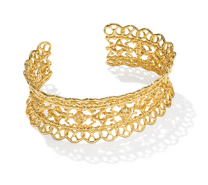 Kendra Scott Krista Lace Cuff Bracelet in Gold