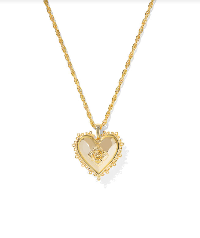 Kendra Scott Mallory Rose Locket Necklace