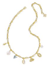 Load image into Gallery viewer, Kendra Scott Melody Charm Necklace Gold Neutral Mix
