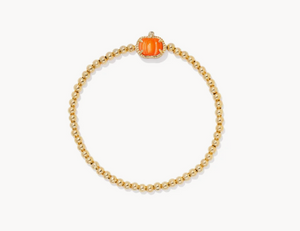 Kendra Scott Pumpkin Stretch Bracelet in Gold or Silver