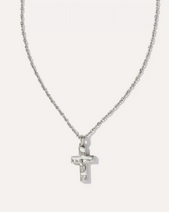 Kendra Scott Silver Cross Necklace