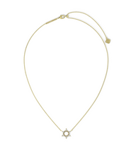 Load image into Gallery viewer, Kendra Scott Star of David Pendant Necklace White Crystal in Gold or Silver
