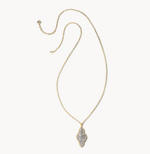 Load image into Gallery viewer, Kendra Scott Abbie Long Pendant Necklace Gold Rhodium Mix
