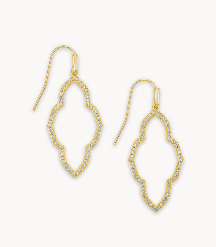 Kendra Scott Abbie Small Open Frame Drop Earrings