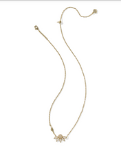 Load image into Gallery viewer, Kendra Scott Anya Flower Pendant Necklace - Gold Ivory Mix
