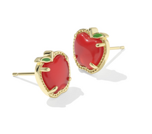 Load image into Gallery viewer, Kendra Scott Apple Gold Stud Earring
