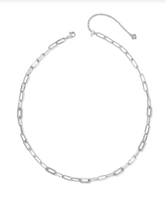 Kendra Scott Bella Chain Necklace White CZ