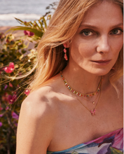 Load image into Gallery viewer, Kendra Scott Bianca Butterfly Pendant Necklace Gold Pink Mix
