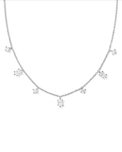 Load image into Gallery viewer, Kendra Scott Cailin Strand Necklace White CZ
