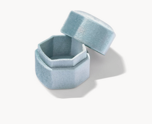 Kendra Scott Davis Small Box Light Blue Velvet