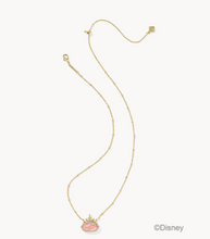 Load image into Gallery viewer, Kendra Scott Disney Princess Elisa Pendant Necklace Light Pink Iridescent Abalone
