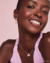 Load image into Gallery viewer, Kendra Scott Disney Princess Dana Drop Earrings in Light Pink Iridescent Abalone Gold
