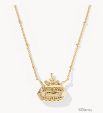 Load image into Gallery viewer, Kendra Scott Disney Princess Elisa Pendant Necklace Light Pink Iridescent Abalone
