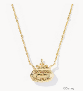 Kendra Scott Disney Princess Elisa Pendant Necklace Light Pink Iridescent Abalone