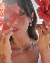 Load image into Gallery viewer, Kendra Scott Elisa Beaded Necklace Gold Azalea Illusion

