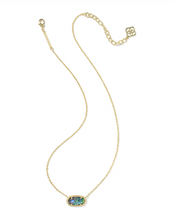 Load image into Gallery viewer, Kendra Scott Elisa Necklace Gold - Abalone Shell
