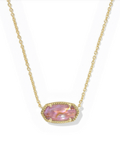 Load image into Gallery viewer, Kendra Scott Elisa Necklace Gold - Mauve Illusion
