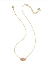Load image into Gallery viewer, Kendra Scott Elisa Necklace Gold - Mauve Illusion
