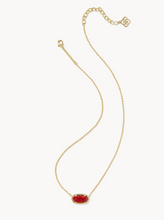 Load image into Gallery viewer, Kendra Scott Elisa Necklace Red Opal

