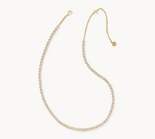 Load image into Gallery viewer, Kendra Scott Emery Tennis Necklace White Crystal
