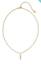 Load image into Gallery viewer, Kendra Scott Fate Gold Short Pendant Necklace
