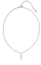 Load image into Gallery viewer, Kendra Scott Fate Silver Short Pendant Necklace
